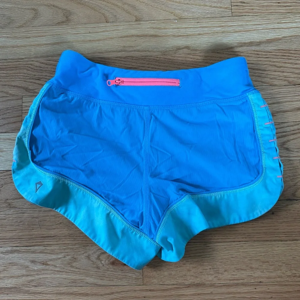 Ivivva by Lululemon Girls Running Shorts Size 10 Blue Lined